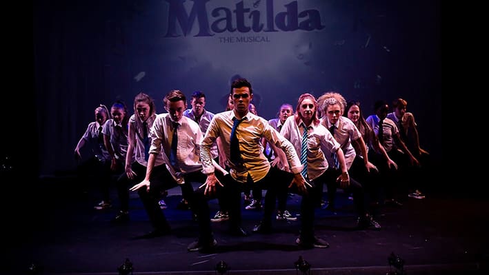 Musical Theatre performance in Costello Theatre.