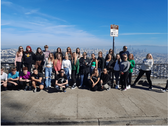 Image of all students in San Fransisco