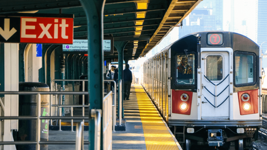 Image of train at the station